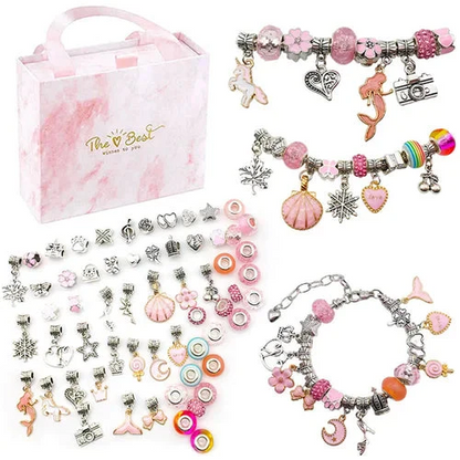 💫 60 % RABATT NU! 🎁 Kit för att göra charmarmband – innehåller pärlor och verktyg, kreativt och roligt för barn/vuxna, perfekt presentidé 👧📦