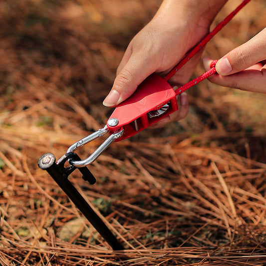 🔥Bärbar Justerbar Fix Campingrep🌳