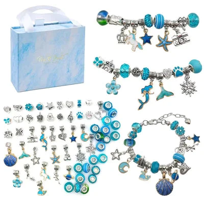 💫 60 % RABATT NU! 🎁 Kit för att göra charmarmband – innehåller pärlor och verktyg, kreativt och roligt för barn/vuxna, perfekt presentidé 👧📦