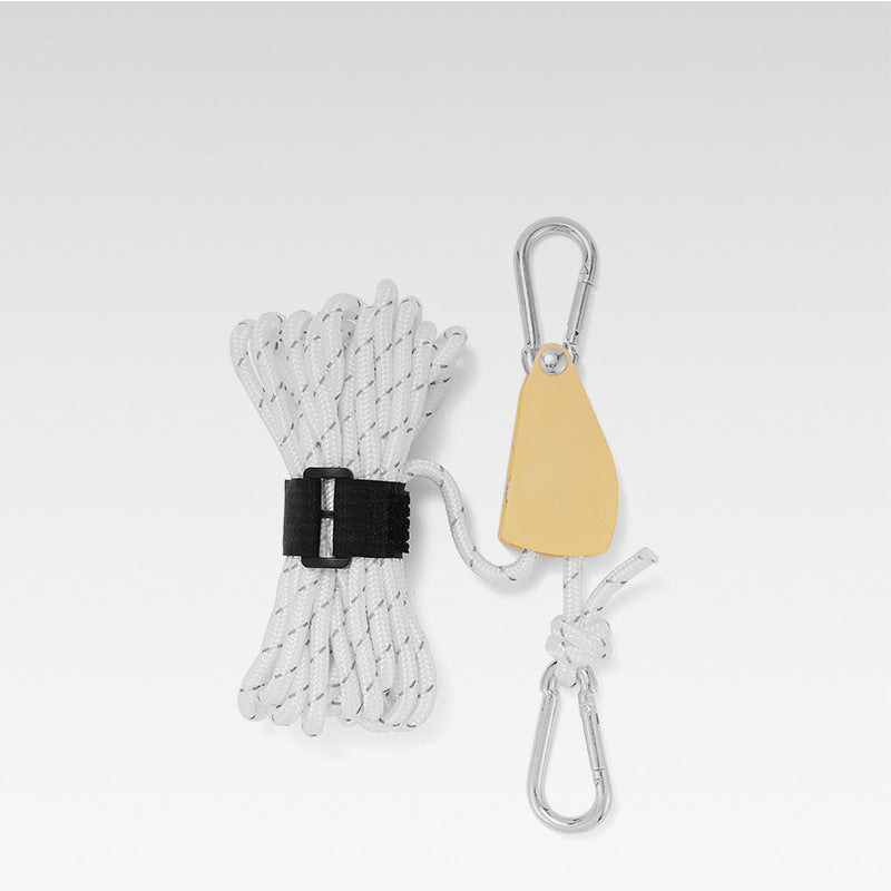 🔥Bärbar Justerbar Fix Campingrep🌳