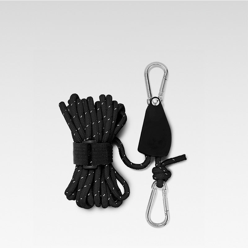 🔥Bärbar Justerbar Fix Campingrep🌳
