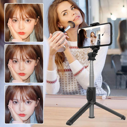 🔥Sista dagen 49% rabatt🔥6-i-1 trådlös Bluetooth selfiepinne