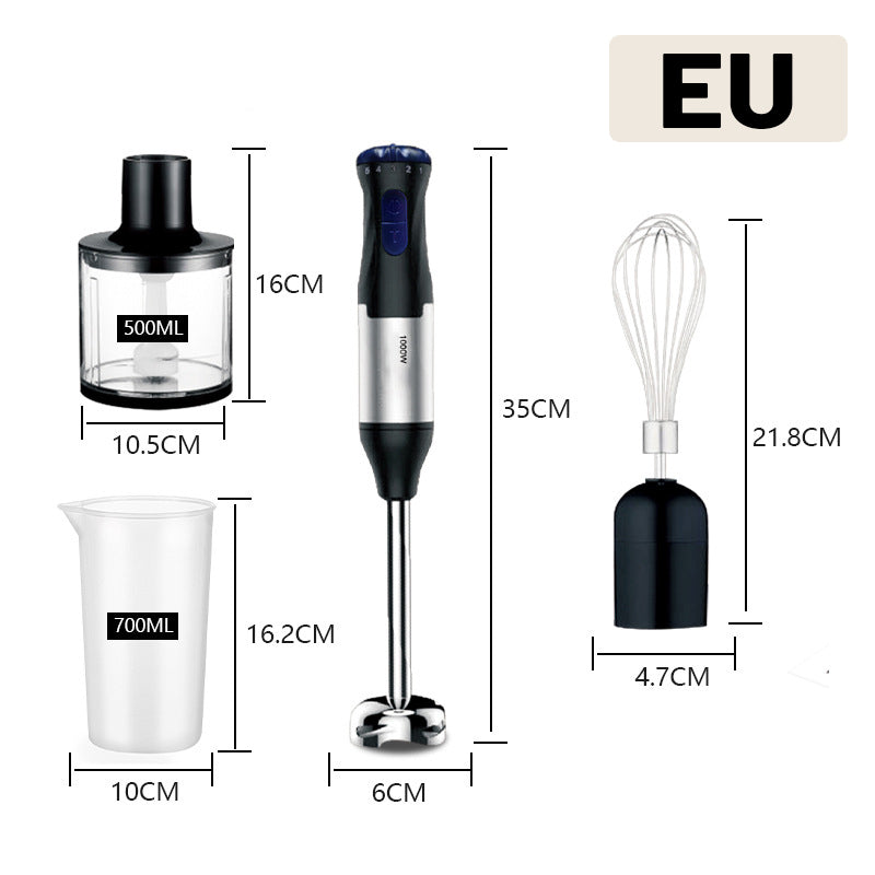 🔥Ny lansering av populära artiklar🔥4-i-1 1000W handhållen stavmixer för nedsänkning🎉