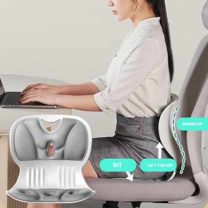 💯Ergonomisk stöddyna för rygg och ländrygg i minnesskum för stol