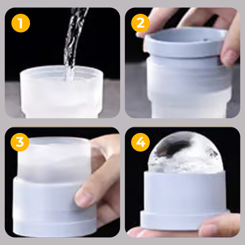❄️ "Perfekta Isbollar På 30 Minuter! ✨ Bärbar Silikon Isbollsmaskin – Nu med 50% REA!"