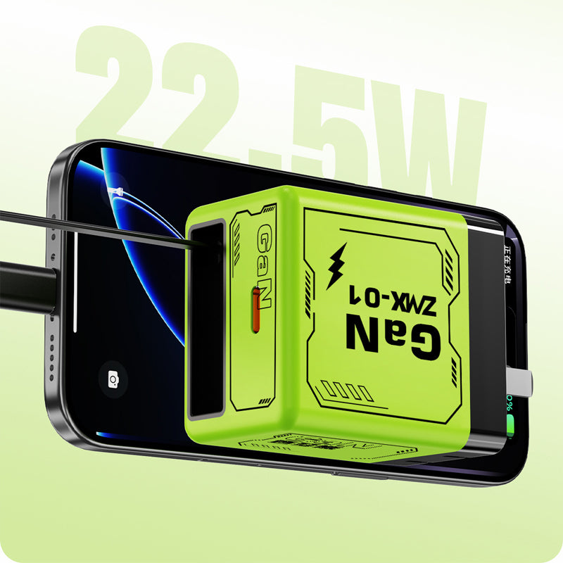 ⏳Begränsat tidserbjudande! Köp 3 få 2 gratis ⏰ Quick Charge Adapter med kabel och infällbar C-kontakt.
