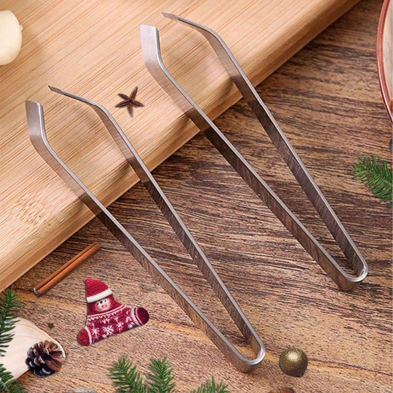 🎉[Kreativ present]🎁Högkvalitativa 304 rostfria stålklämmor för att skala vitlök i köket💥Köp 2 få 3 gratis tidsbegränsat erbjudande